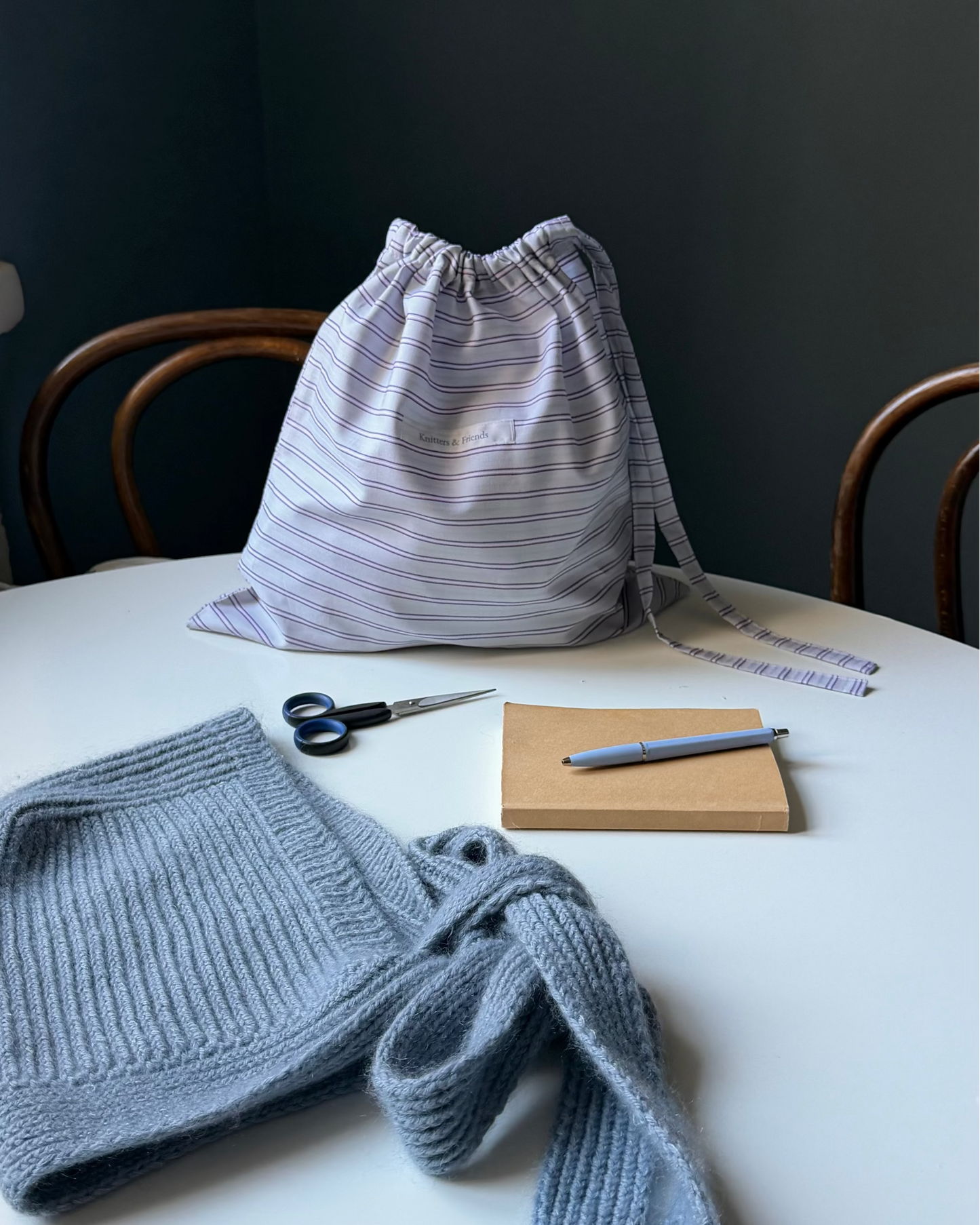 Project Bag - Blue and Purple